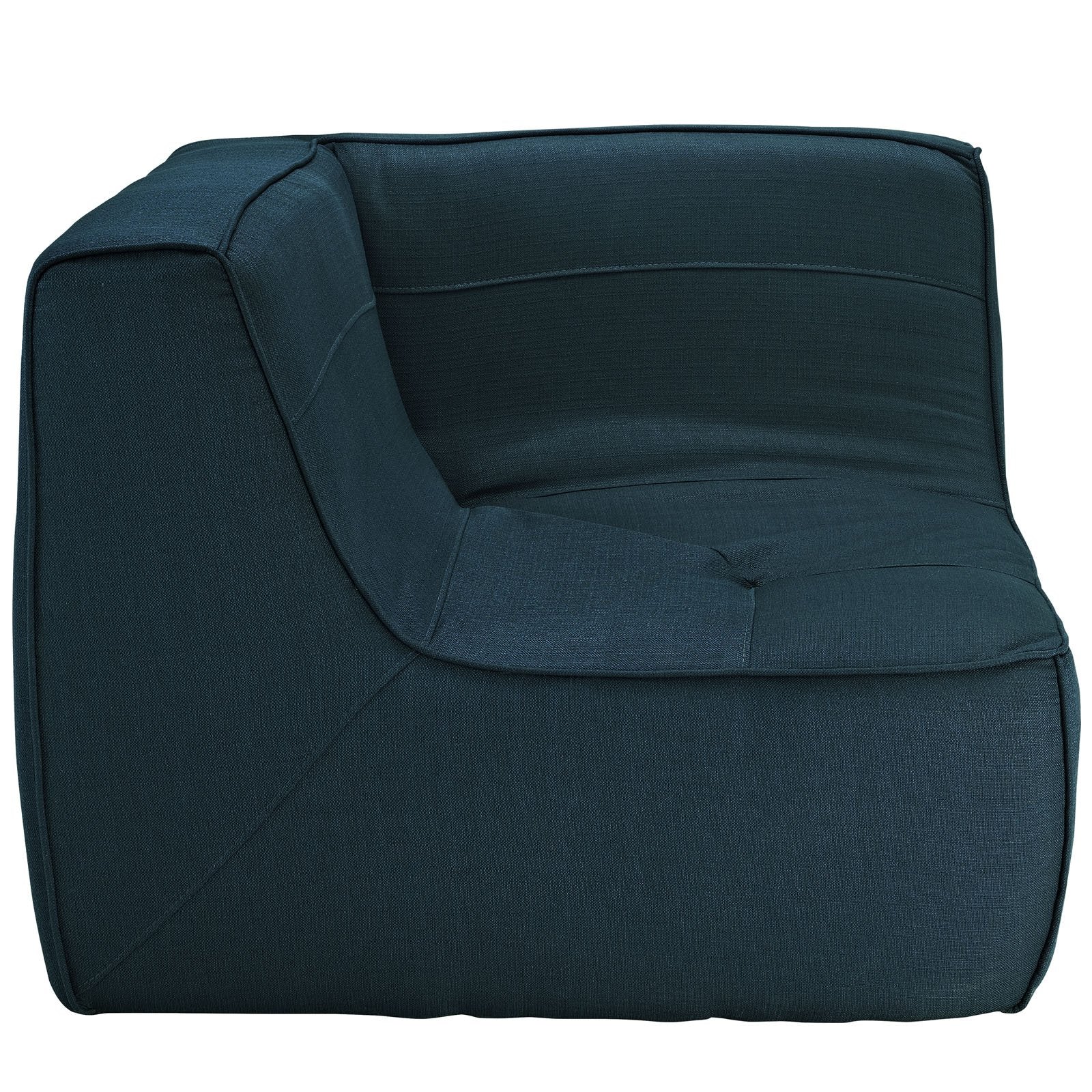 Modway Align Upholstered Corner Sofa In Azure